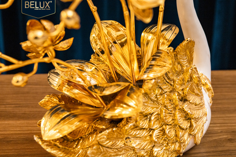 Chậu Lan Song Hỷ Mạ Vàng 24K –Biểu Tượng Của Tình Yêu Vĩnh Cửu Và Sự Sang Trọng